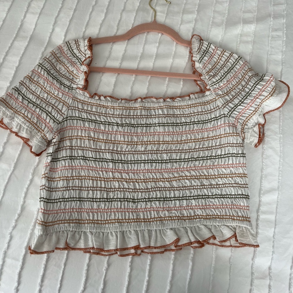 Colorful crop top